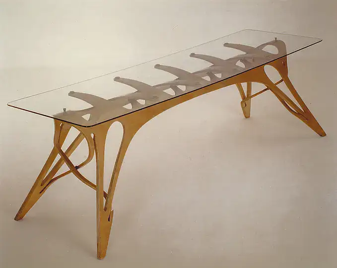 Carlo Mollino Vertebra table