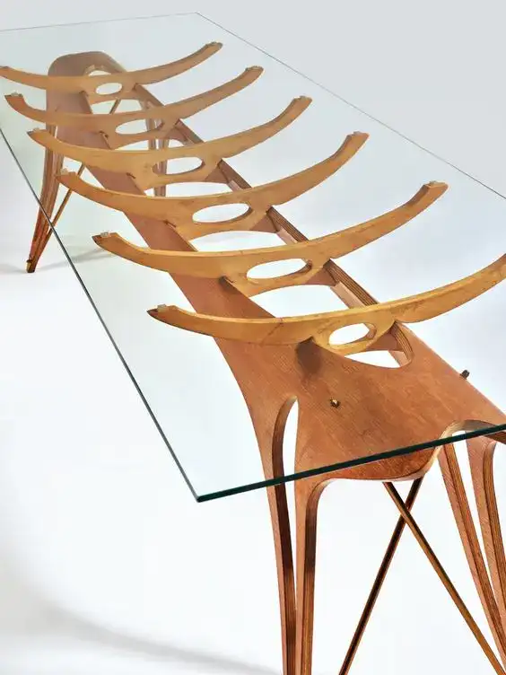 Dining table by Carlo Mollino