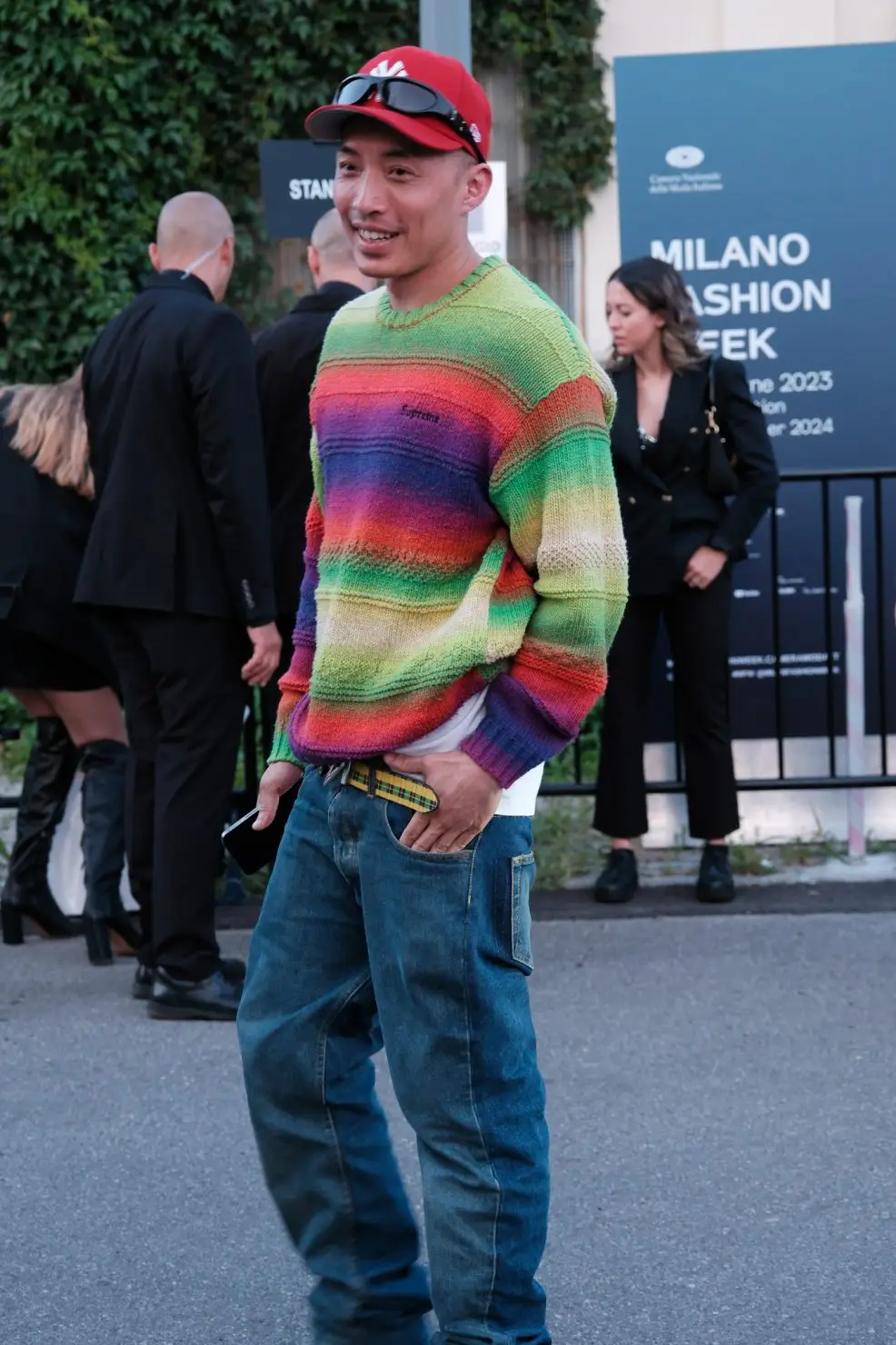 Milan Fashion Week 24SS street style by Agnes Select
