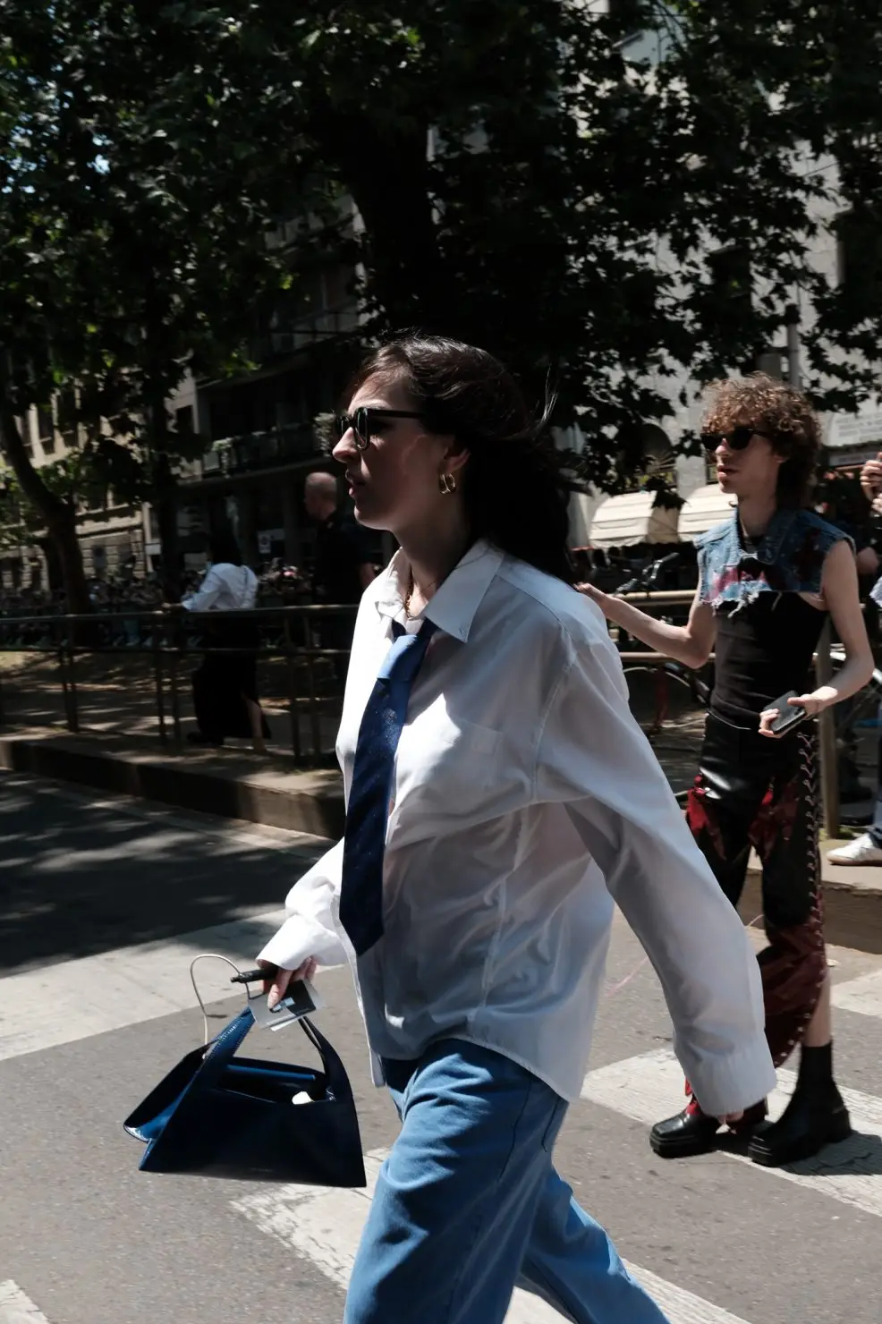 Milan Fashion Week 24SS street style by Agnes Select