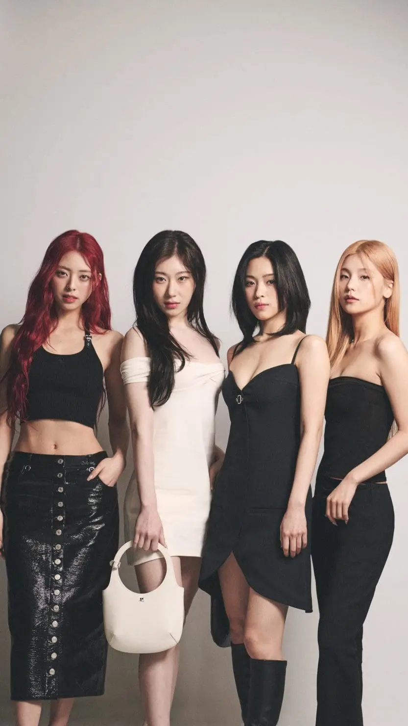 ITZY in Courrèges