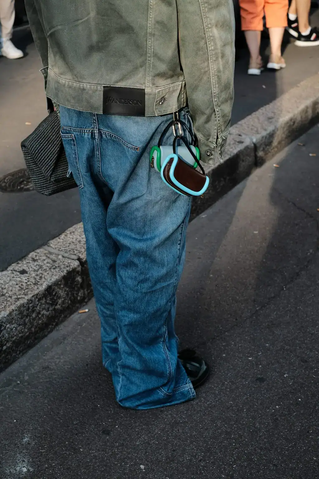 Matteo Sinet in JW Anderson during Milan Fashion Week Mens 25SS