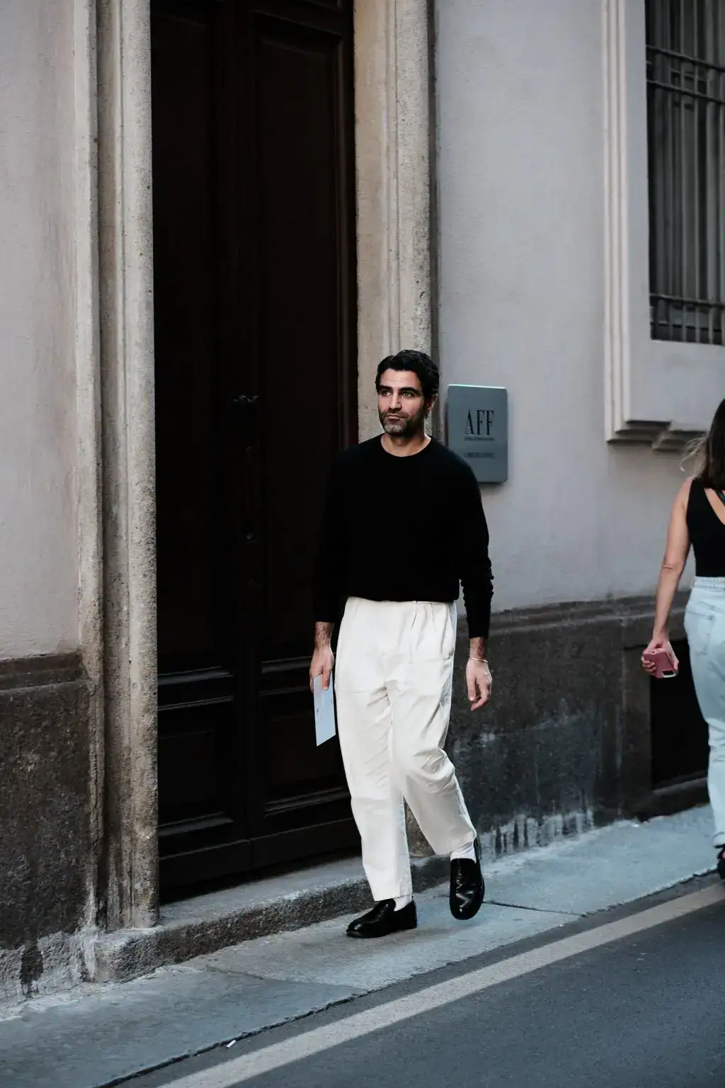 Adam Baidawi attending Dunhill show in Milan Fashion Week Menswear 2025 Spring Summer
