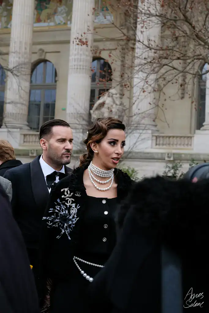 Chanel Couture show street style by Agnes Select