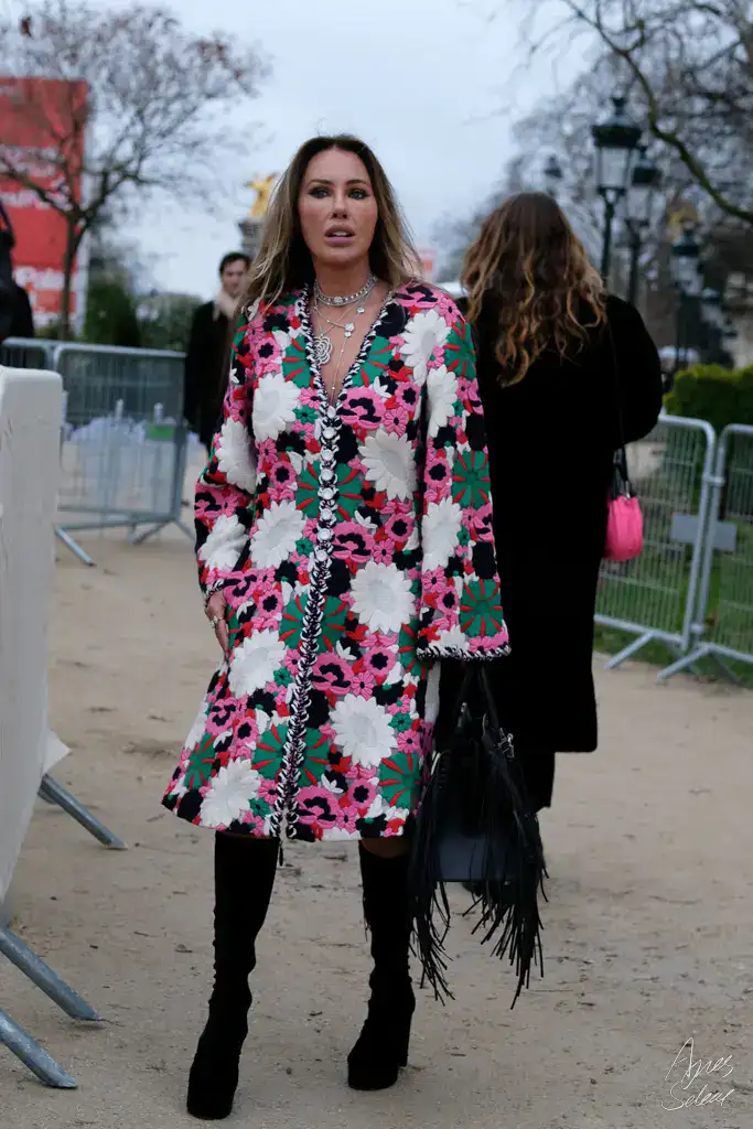 Street style at Chanel Couture show by Agnes Select