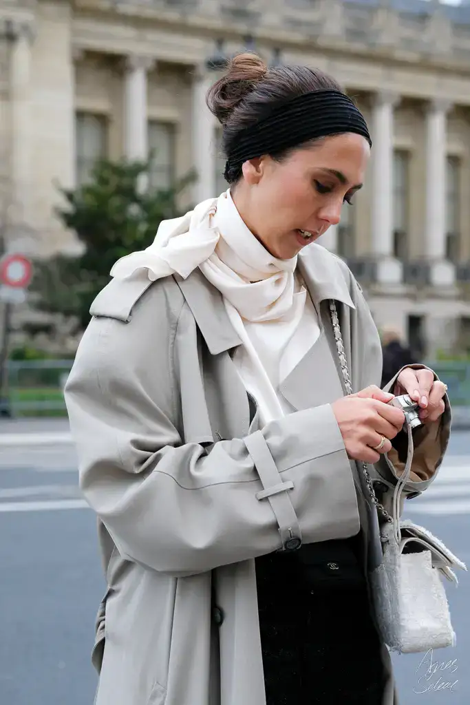 Street style at Chanel Couture show by Agnes Select
